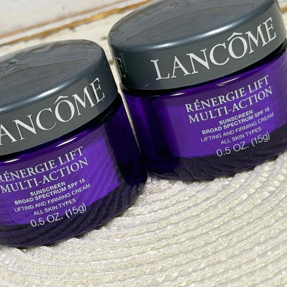 Lancome Renergie Lift Multi-Action SPF 15 Lifting Firming Cream 0.5oz Set of 2